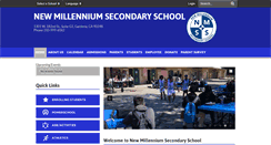 Desktop Screenshot of newmillenniumschool.org